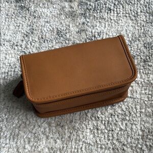 Coach leather jewelry box